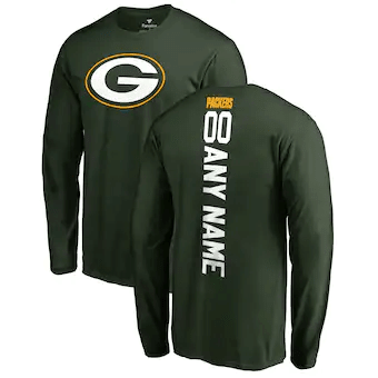 Green Bay Packers NFL Pro Line Customized Playmaker Long Sleeve T-Shirt - Green