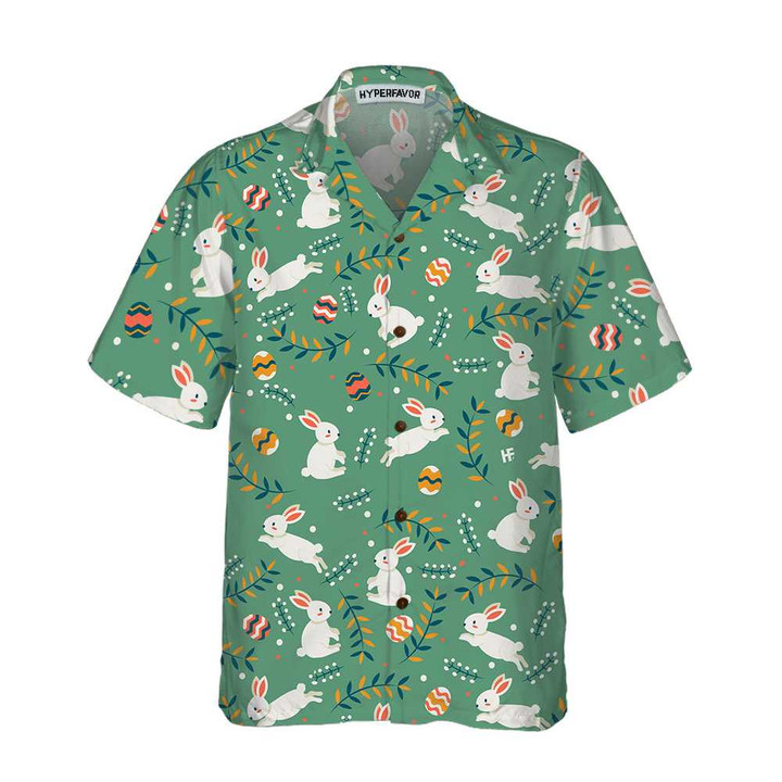 Easter Egg And Bunny Hawaiian Shirt, Easter Bunny Shirt, Funny Easter Shirt & Easter Gift Ideas