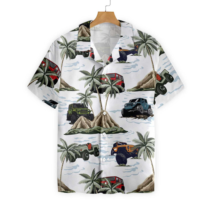 Jeep Car Palm Tree Hawaiian Shirt
