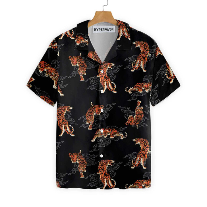 Japanese Tiger Shirt For Men Hawaiian Shirt