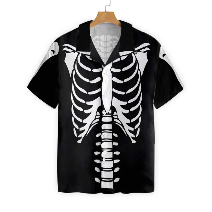 Halloween Skeleton Costume Shirt Hawaiian Shirt