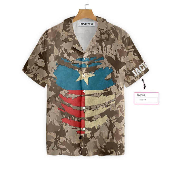 Proud To Be A Texan Texas Custom Hawaiian Shirt, Unique Texas Shirt For Texas Lovers
