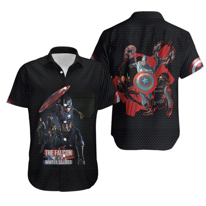The Falcon and The Winter Soldier 3D Hawaiian Shirt