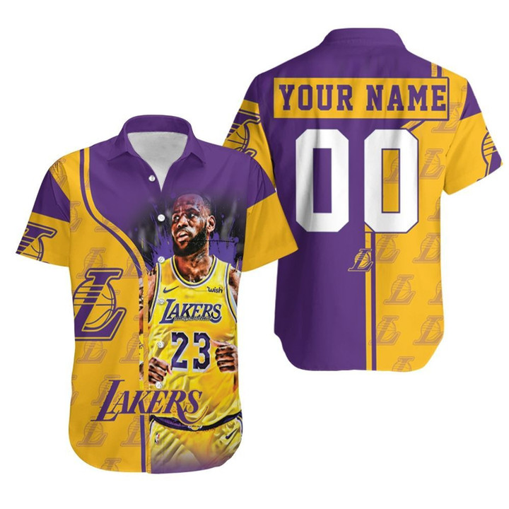 23 King James Los Angeles Lakers Nba Western Coference Personalized Hawaiian Shirt