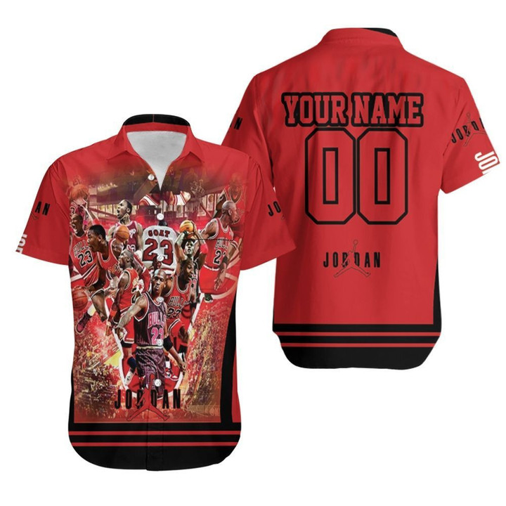 Legend Chicago Bulls 23 Michael Jordan Personalized Hawaiian Shirt
