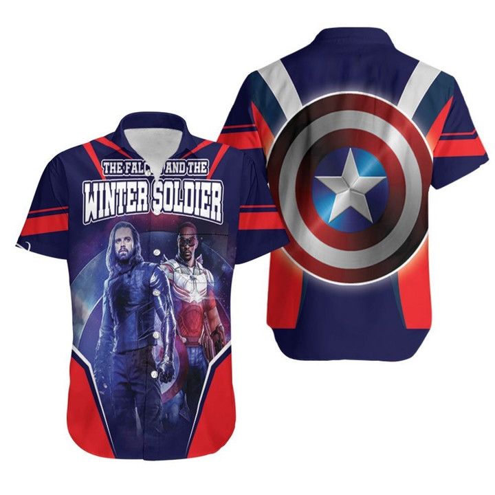 The Falcon And The Winter Soldier 3D Hawaiian Shirt