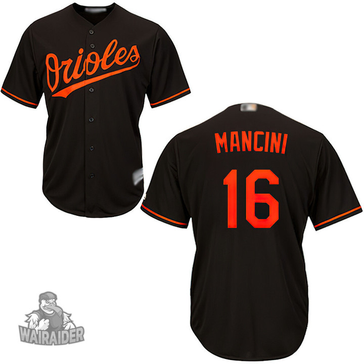 Orioles Trey Mancini #16 Black Stitched MLB Jersey