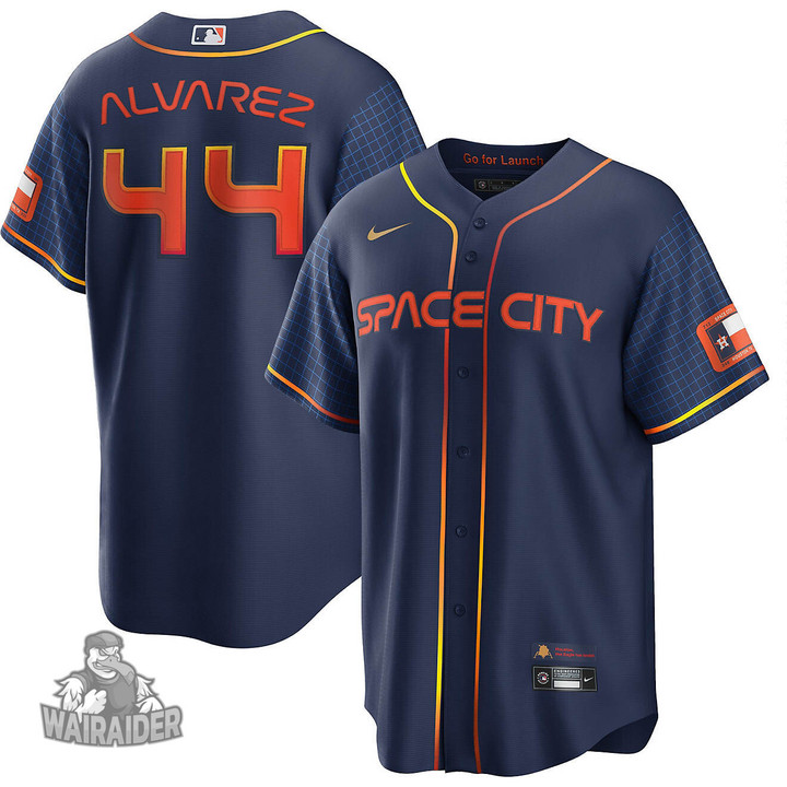 Men's Houston Astros Yordan Alvarez #44 City Connect Replica Jersey