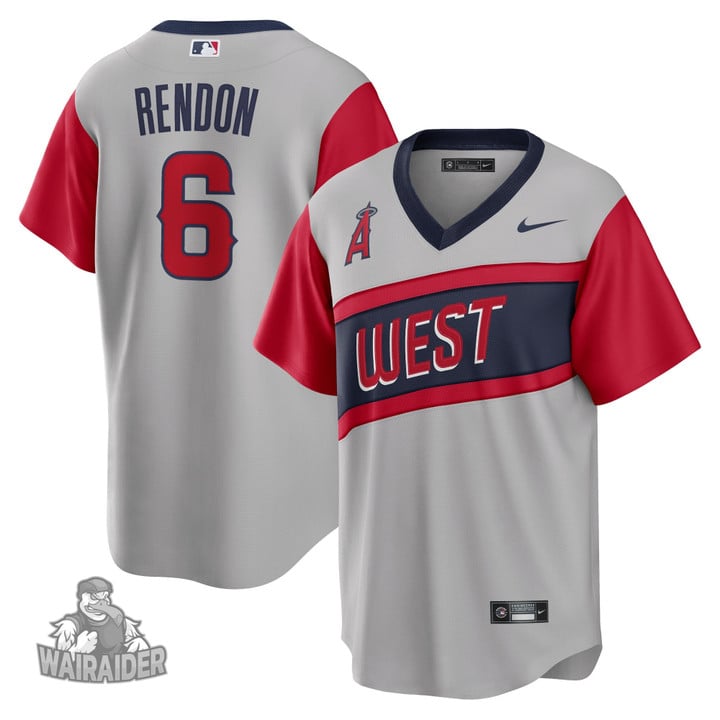 Anthony Rendon Los Angeles Angels 2021 Little League Classic Road Replica Player Gray Jersey
