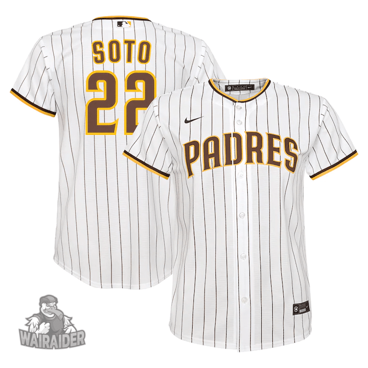 Youth San Diego Padres Juan Soto White Home Replica Player Jersey