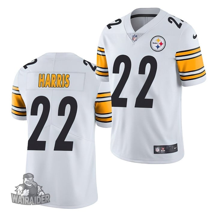 Men's Pittsburgh Steelers #22 Najee Harris White 2021 Limited Football Jersey