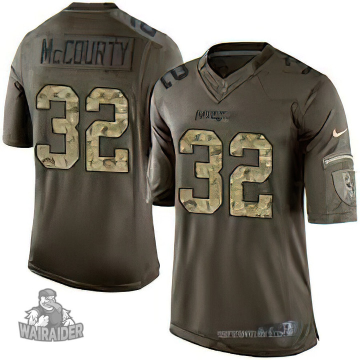 New England Patriots #32 Devin McCourty Salute To Service Jersey