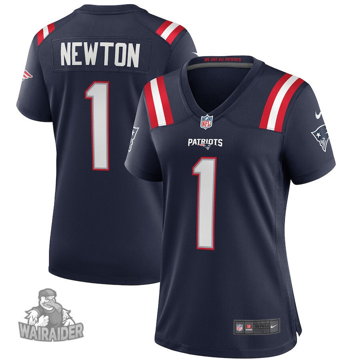 Women's Cam Newton Navy New England Patriots Game Jersey