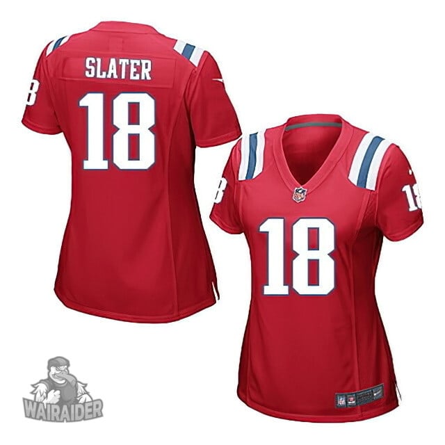Women's New England Patriots #18 Matthew Slater Red NFL Elite Jersey