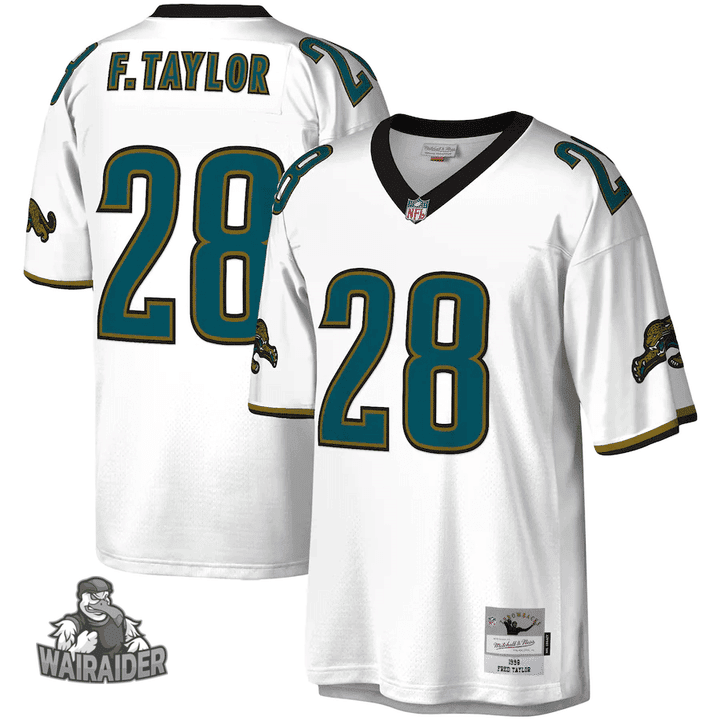 Fred Taylor Jacksonville Jaguars Legacy Replica White Jersey