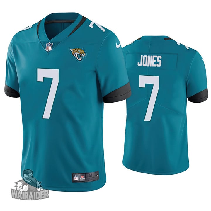 Men's Jacksonville Jaguars #7 Zay Jones Teal Vapor Untouchable Limited Stitched Jersey
