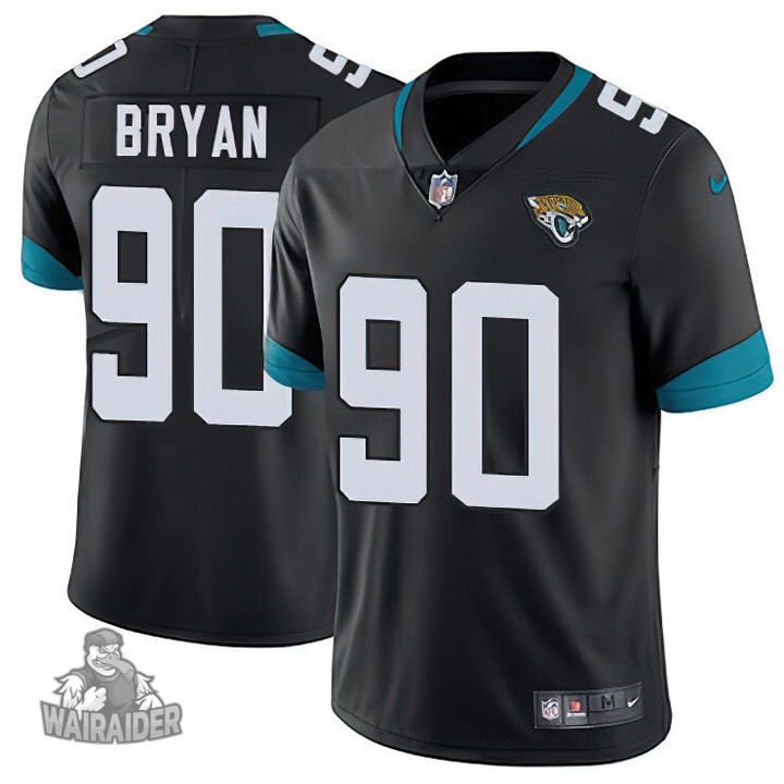 Jaguars #90 Taven Bryan Black Alternate Stitched NFL Vapor Untouchable Limited Jersey