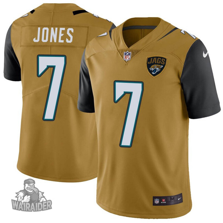 Zay Jones Men's Limited Jacksonville Jaguars Gold Color Rush Vapor Untouchable Jersey