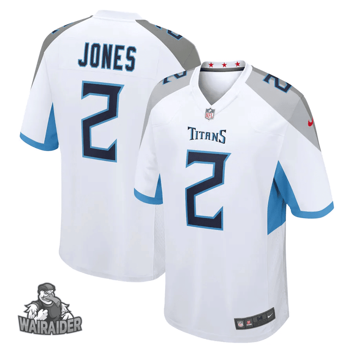Men's Tennessee Titans Game Road Julio Jones White Jersey