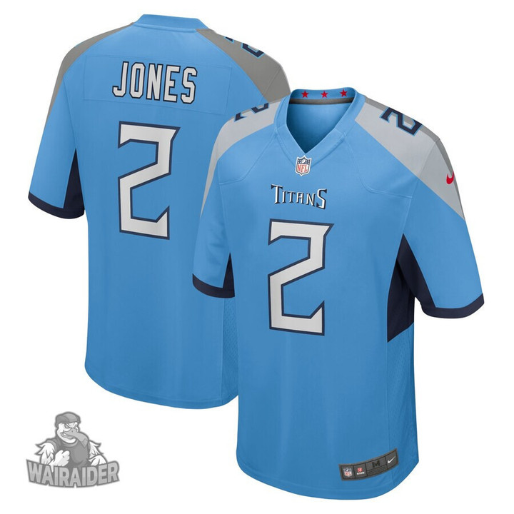Men's Tennessee Titans Game Alternate Julio Jones Battle Blue Jersey