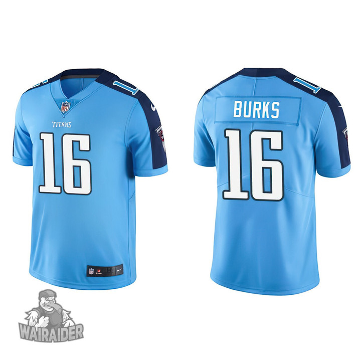 Men's Tennessee Titans Treylon Burks Light Blue 2022 NFL Draft Vapor Limited Jersey