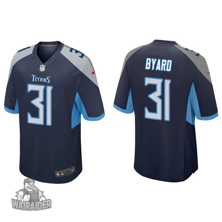 Men's Tennessee Titans Kevin Byard Navy Game Jersey