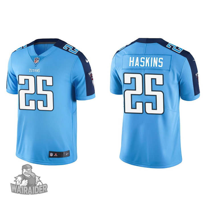Men's Tennessee Titans Hassan Haskins Light Blue Vapor Limited Jersey