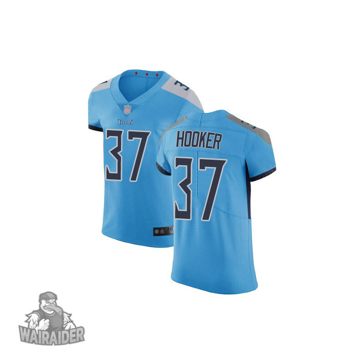 Elite Men's Amani Hooker Light Blue Alternate Jersey - #37 Football Tennessee Titans Vapor Untouchable