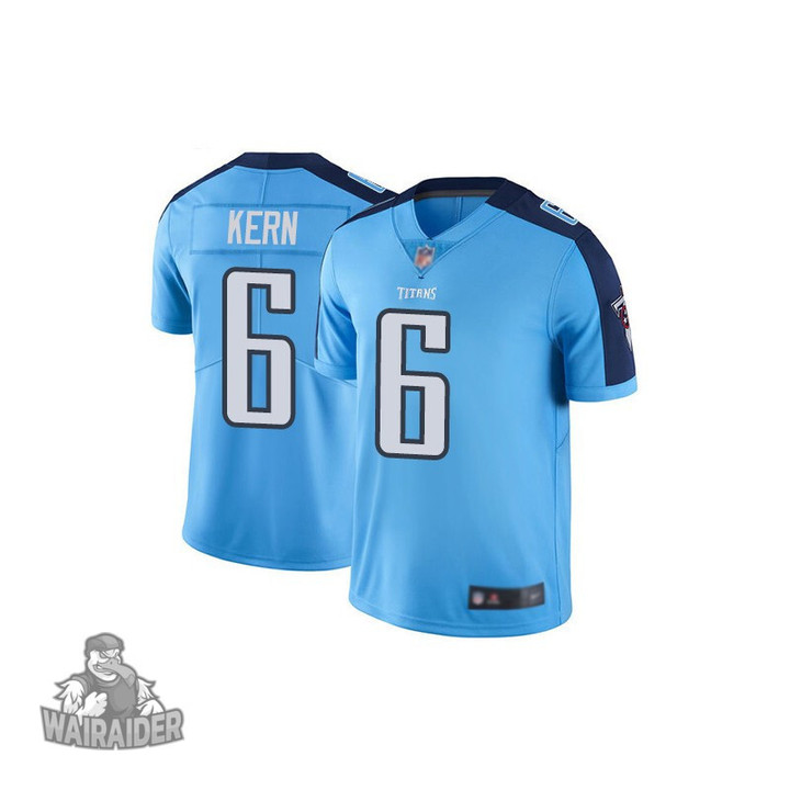 Elite Men's Brett Kern Light Blue Jersey - #6 Football Tennessee Titans Rush Vapor Untouchable