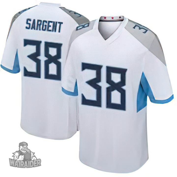 Men's Mekhi Sargent #38 Tennessee Titans White Jersey