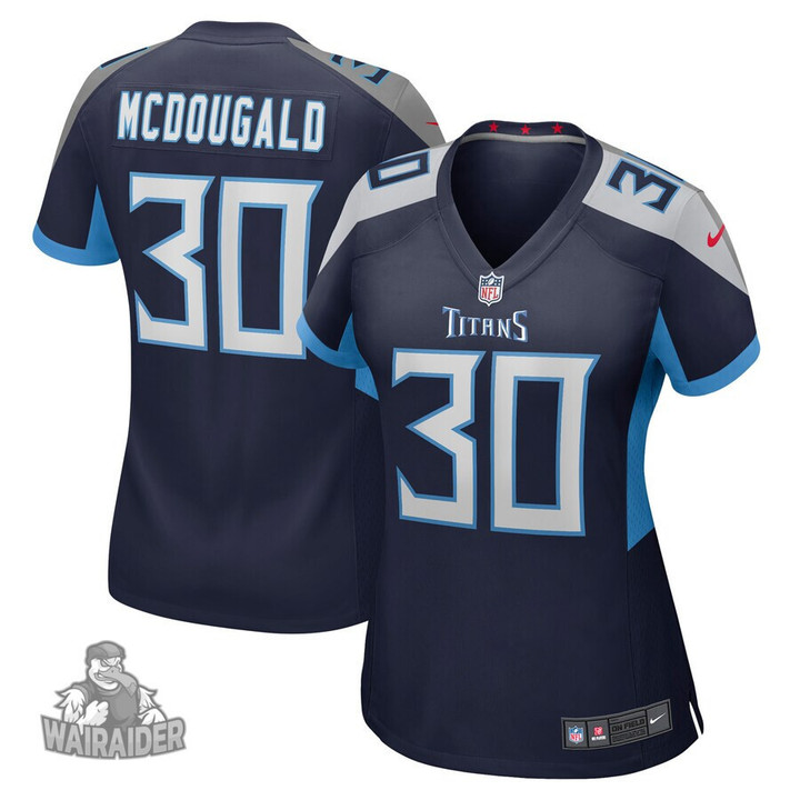 Women's Bradley McDougald #30 Tennessee Titans Navy Jersey