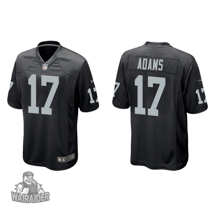 Men's Las Vegas Raiders Davante Adams Black Game Jersey