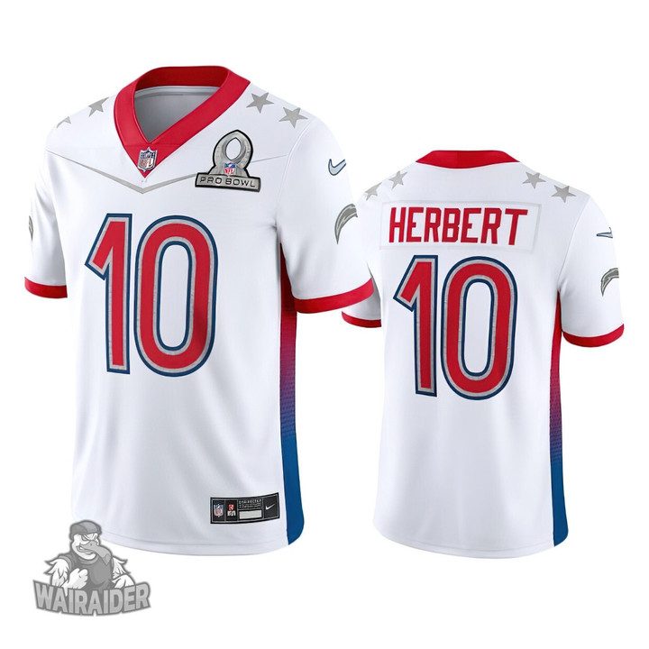 Los Angeles Chargers Justin Herbert White Game 2022 AFC Pro Bowl Jersey