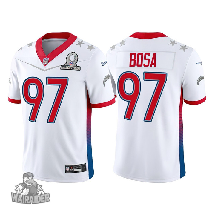 2022 AFC Pro Bowl Joey Bosa Chargers Jersey Game White