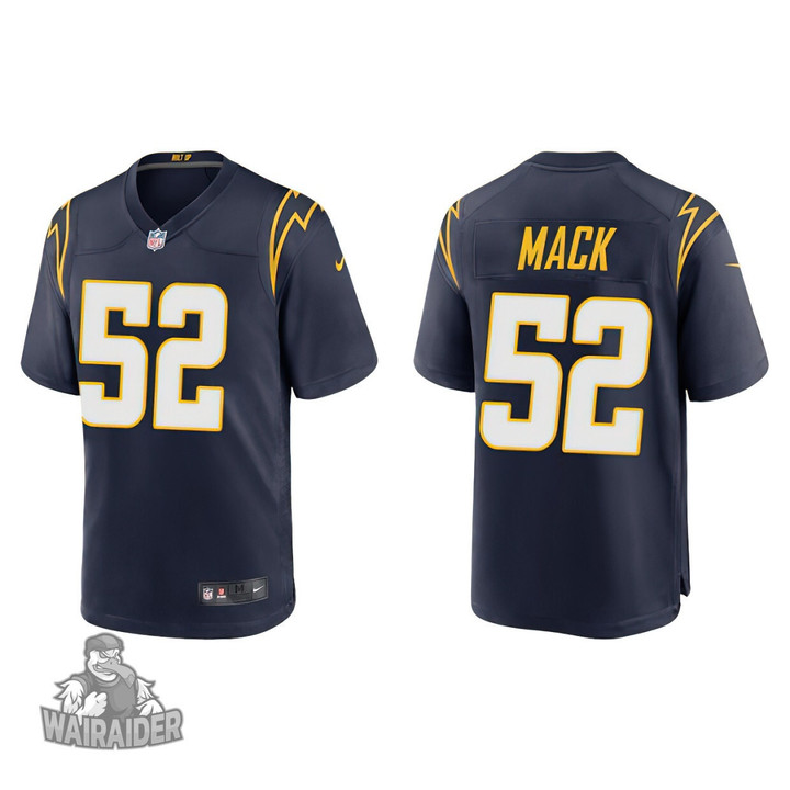 Men's Los Angeles Chargers Khalil Mack Navy Alternate Game Jersey