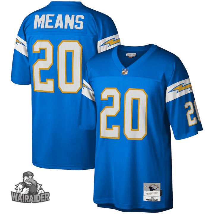 Natrone Means Los Angeles Chargers 1994 Legacy Replica Jersey - Powder Blue