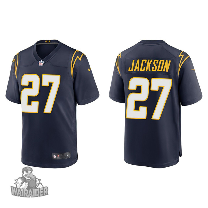 Men's Los Angeles Chargers J.C. Jackson Navy Alternate Game Jersey