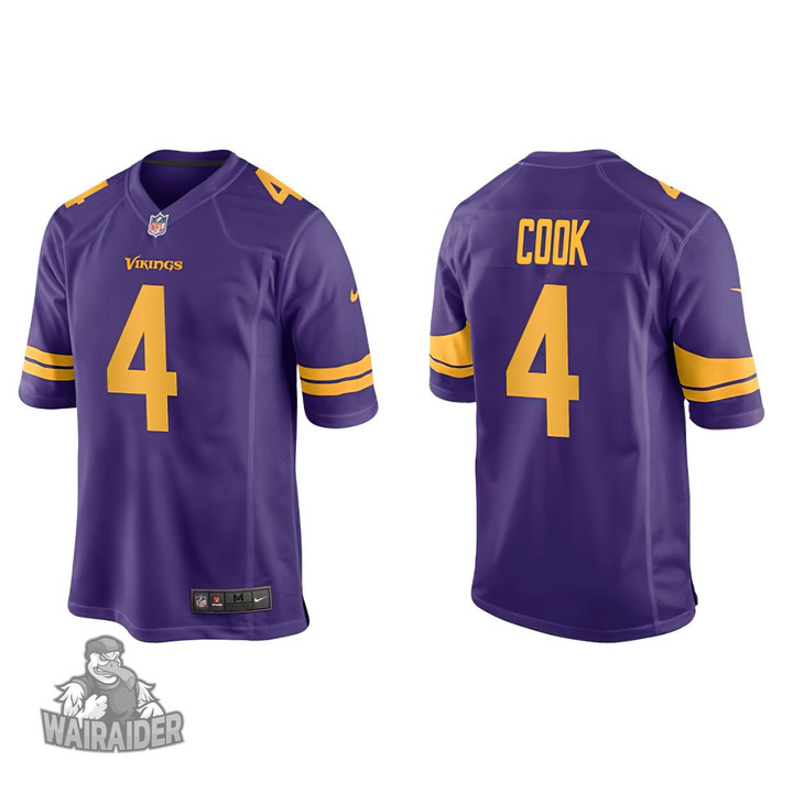 Men's Vikings Dalvin Cook Purple Alternate Game Jersey