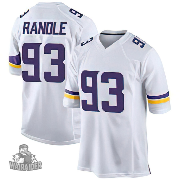Men's Minnesota Vikings #93 John Randle White NFL Limited Jersey