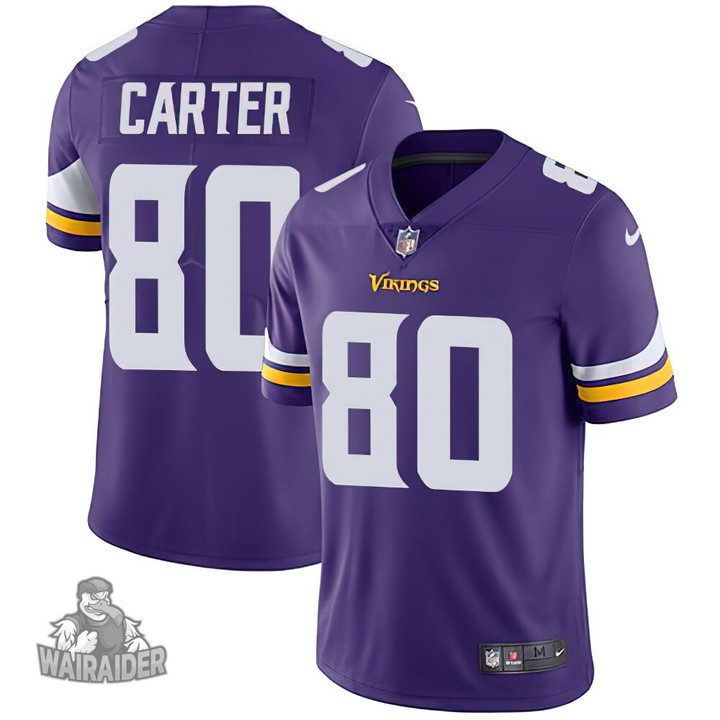 Minnesota Vikings #80 Cris Carter Purple Team Color Men's Stitched NFL Vapor Untouchable Limited Jersey