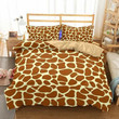 3D Animal Giraffe Bedding Sets Duvet Bedroom Decor Bed Quilt Cover Queen Size , Comforter Set