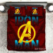 Avengers Endgame Fans Duvet Cover Iron Man Tony Stark Bedding Set I Love You 3000 Irm01 , Comforter Set