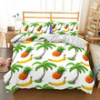 3D Art Pattern Pineapple Printed 2 Bedding Sets/Duvet Cover Set , Comforter Set