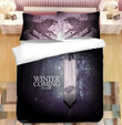 Game Of Thrones Winter Is Coming Stark #5 Duvet Cover Quilt Cover Pillowcase Bedding Set Bed Linen Home Decor , Comforter Set