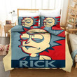 Rick And Morty Season 4 #18 Duvet Cover Quilt Cover Pillowcase Bedding Set Bed Linen Home Bedroom Decor , Comforter Set