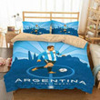 Argentina Lionel Messi Football #31 Duvet Cover Quilt Cover Pillowcase Bedding Set Bed Linen Home Decor , Comforter Set