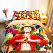 One Piece Monkey D. Luffy #6 Duvet Cover Quilt Cover Pillowcase Bedding Set , Comforter Set