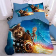 Guardians Of The Galaxy Groot Star Lord Rocket #8 Duvet Cover Quilt Cover Pillowcase Bedding Set Bed Linen , Comforter Set