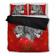 Valentine&#039;S Day Specialvizsla On Red Bedding Set , Comforter Set