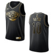 Men's New Orleans Pelicans #10 Jaxson Hayes Golden Edition Jersey - Black , Basketball Jersey